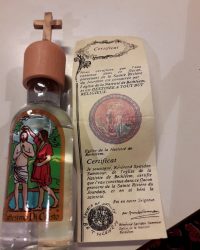 Eau bénite de la Sainte rivière du Jourdain avec certificat d'authenticité