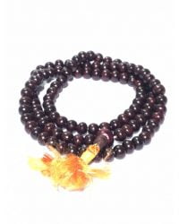MALA Tibétain BOIS DE ROSE