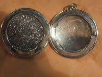 GRAND MEDAILLON  LOCKET ROND PORTE PHOTO