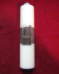 BOUGIE BLANCHE VEGETALE 75h 3jours