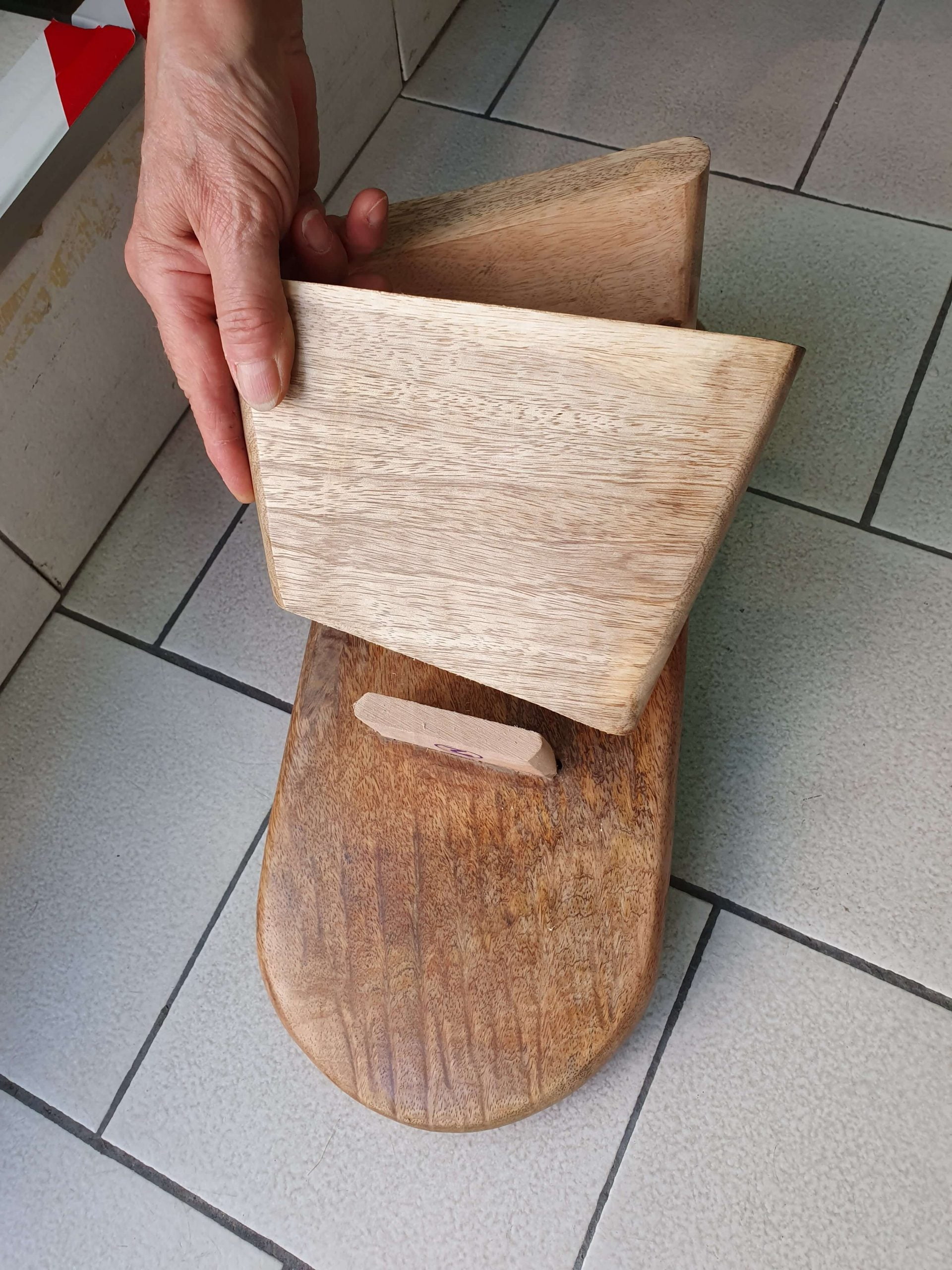 Banc de méditation en bois ( et sa notice ) – Image 3