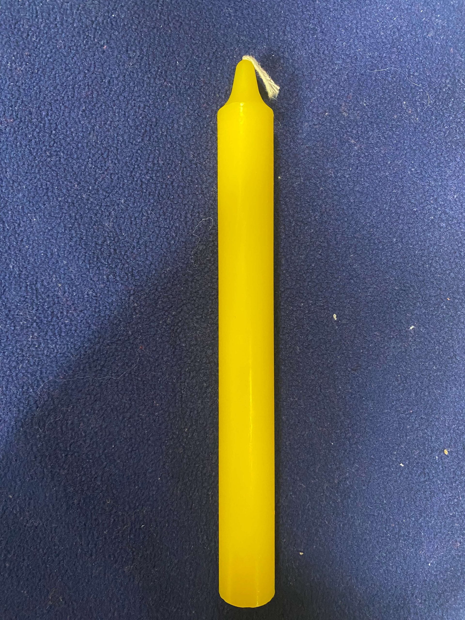 Bougie ésotérique jaune