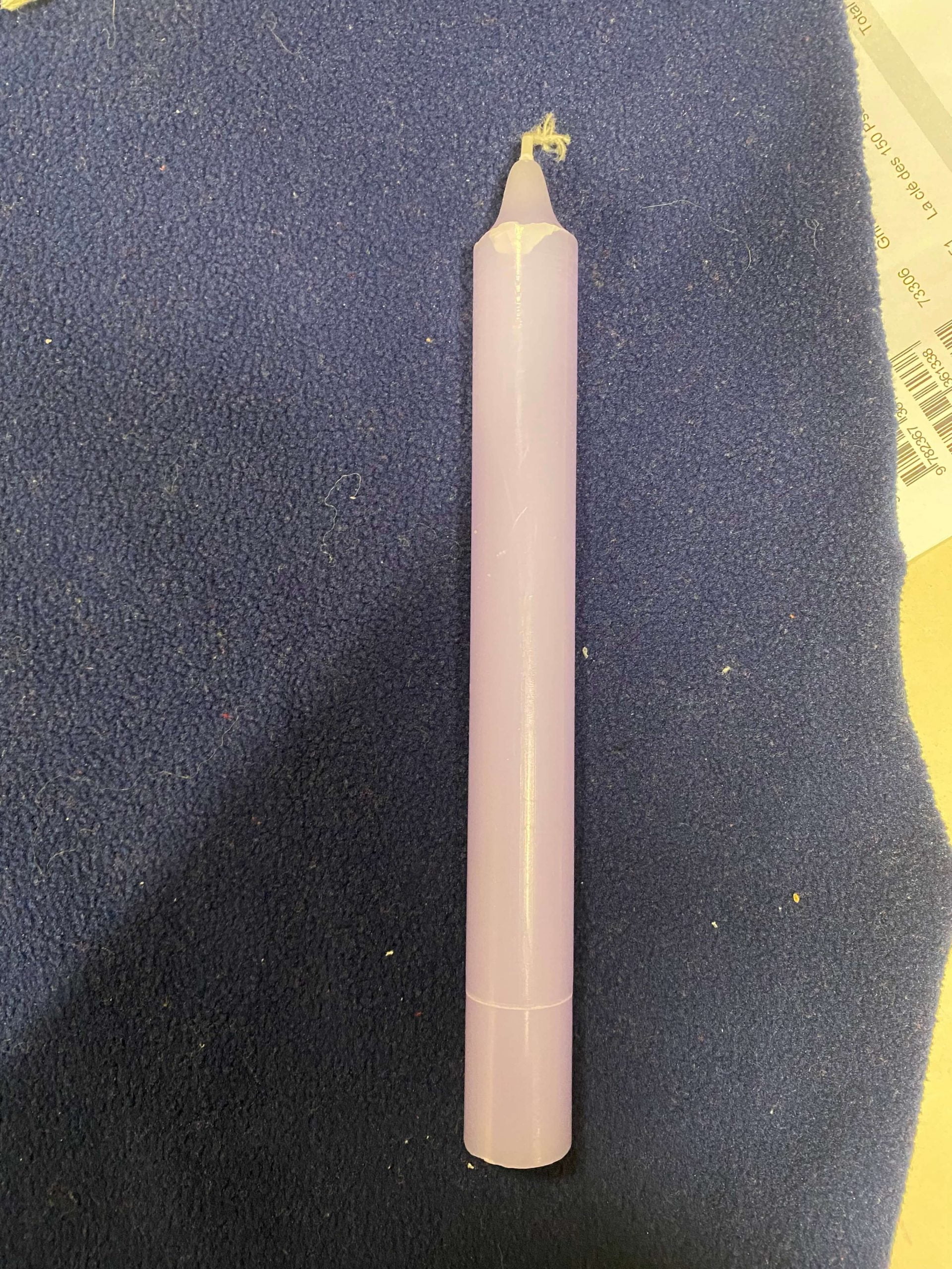 Bougie ésotérique parme