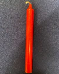 Bougie ésotérique rouge