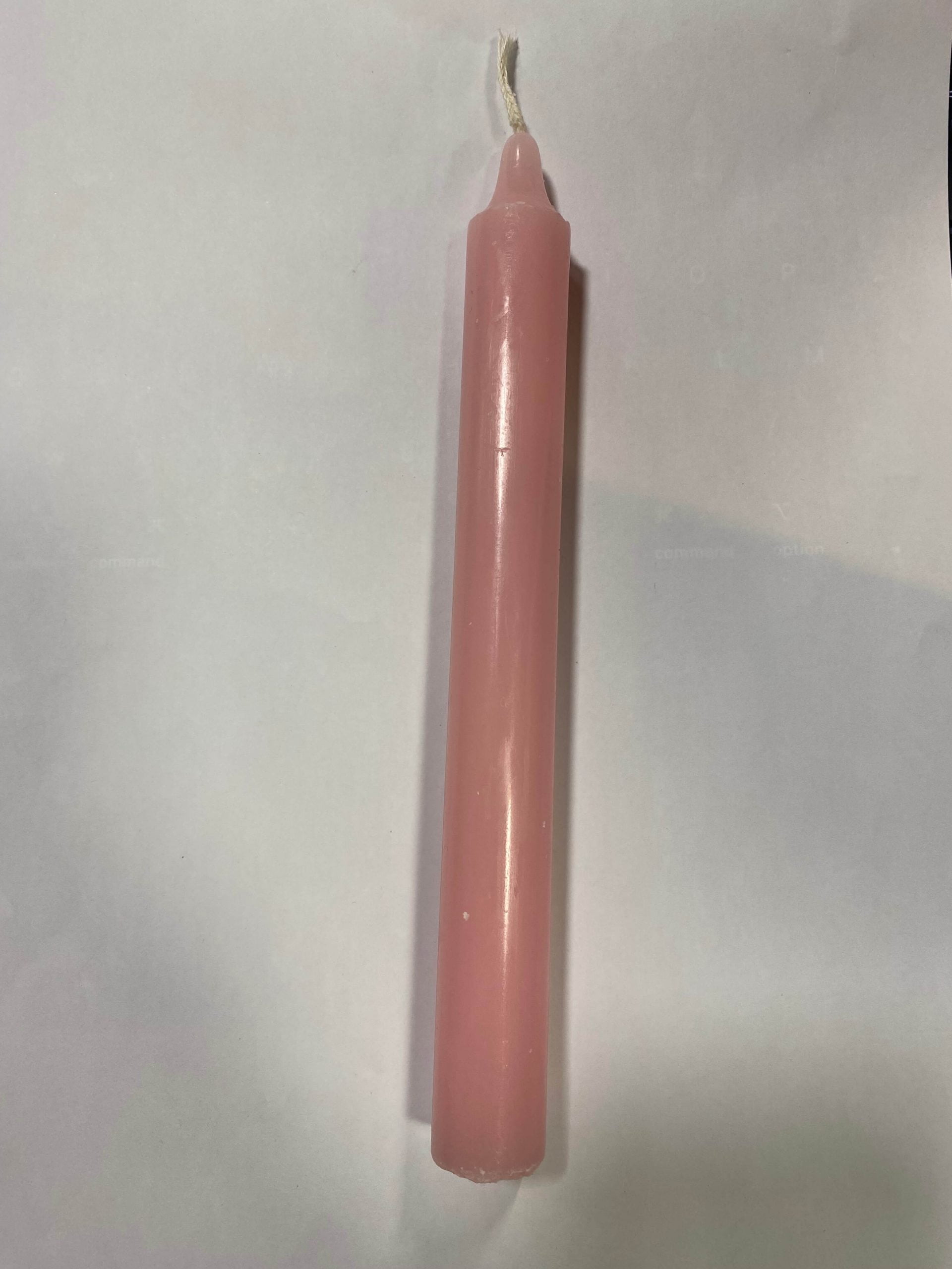 Bougie ésotérique rose pâle