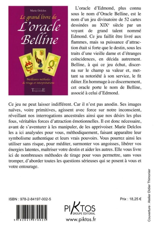 Le grand livre de L'Oracle Belline - Marie Delcos – Image 3