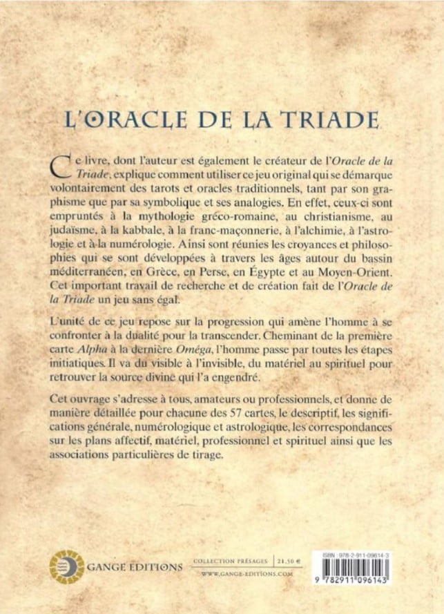 Livre L'Oracle de la Triade - Dominike Duplaa – Image 3