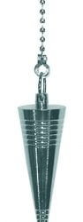 Pendule MEDIUM chromé Forme conique allongée