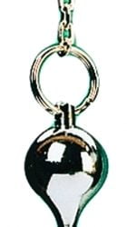 mini Goutte d'eau chromé