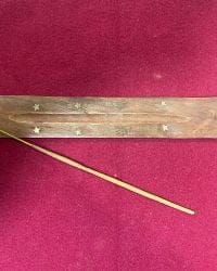 Porte encens à batonnets ( indiens ) en bois incrusté