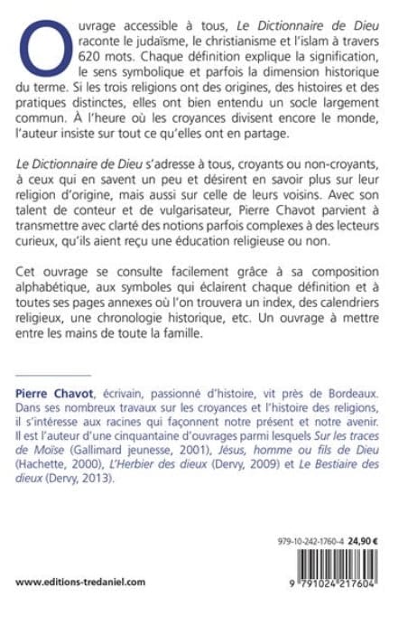 Le Dictionnaire de Dieu - 620 mots pour connaître et comprendre le judaïsme, le christianisme et l'islam - Pierre Chavot – Image 2
