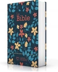 Bible Segond 21 compacte: couverture rigide, toilée matelassée, motif fleuri