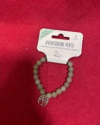 Bracelet de perles en Aventurine verte