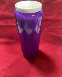 Bougie de neuvaine violette