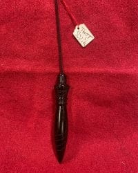 Véritable Thot gravé et ciselé en buis noir