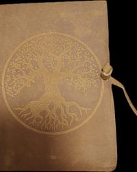 Grimoire en cuir Tree of life (Arbre de vie)